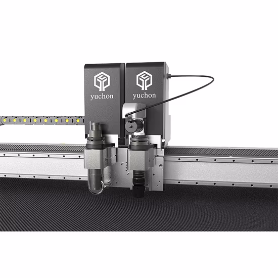 Automatic CNC Blade Leather, XPE Foam Cutting Machine by Vibrating Knife