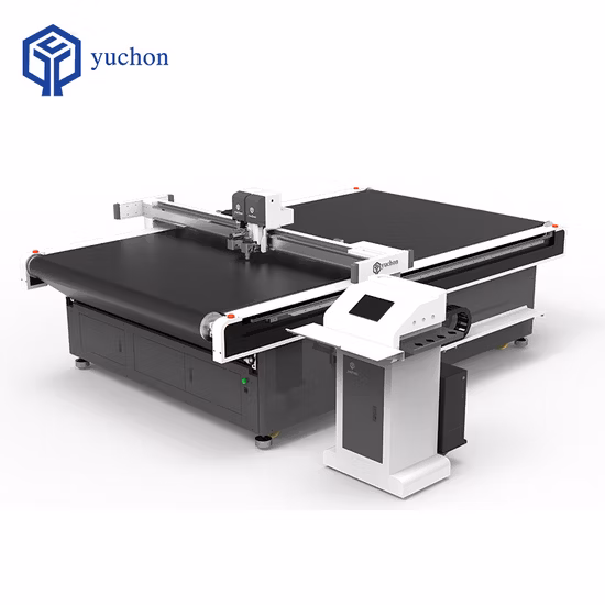 Automatic CNC Blade Leather, XPE Foam Cutting Machine by Vibrating Knife